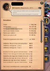 Conta 377M Fama - Albion Online