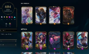 Conta lol Diamante 1 404 skins - Valorant, Wildrift etc - League of Legends