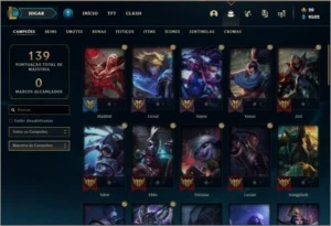 CONTA LOL PLATINA 4 (44SKINS) - League of Legends