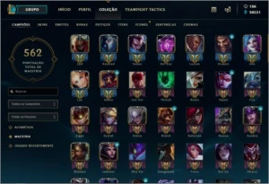 Conta de lol platina 4 todos champs/138skins - League of Legends