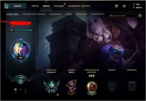 Conta de lol platina 4 todos champs/138skins - League of Legends