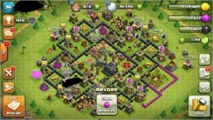 CV9 SemiFull com 1700 gemas! - Clash of Clans