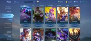 Conta completa mobile legends