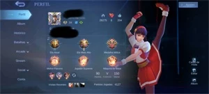 Conta completa mobile legends