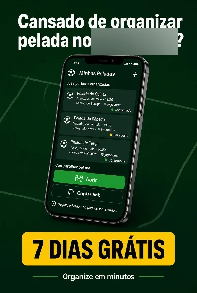 Sistema Organizador de Peladas - Gestão Completa para Jogos - Outros
