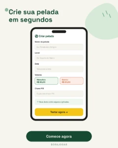 Sistema Organizador de Peladas - Gestão Completa para Jogos - Outros