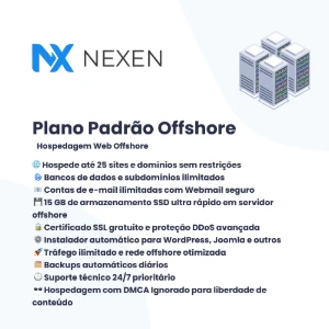 Plano Padrão — Hospedagem de Sites Offshore - Outros