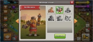 CV12 SEMI FULL CLASH OF CLANS COC TH12 C/ 6 CONSTRUTOR SKINS