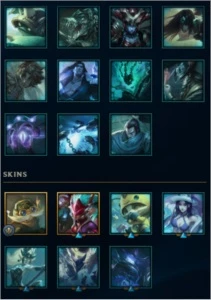 Conta LoL Ouro 3 130 skins - League of Legends