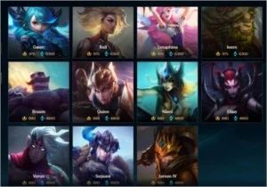 Conta Lol plat 3 , antigo diamante 4 - League of Legends