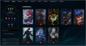 Conta Lol plat 3 , antigo diamante 4 - League of Legends