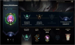 Conta Lol plat 3 , antigo diamante 4 - League of Legends
