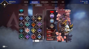 Apex Main Wraith 28K De Kills Com 7 Heranças E 410 Lendarios - Apex Legends