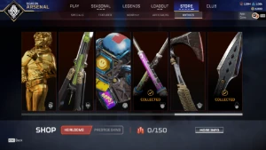 Apex Main Wraith 28K De Kills Com 7 Heranças E 410 Lendarios - Apex Legends