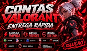 Conta Valorant Smurf Gringas| Full Acesso | Entrega Rápida