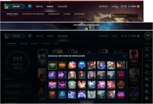 Conta Lol Platina 5, 133 skins, muitos icones S4 - League of Legends