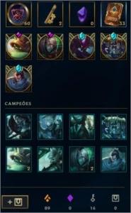 Conta League of Legends - 660R$ gastos 84 skins LOL