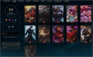 Conta League of Legends - 660R$ gastos 84 skins LOL