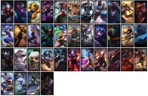 Conta bronze 3 com 86 Champs e 70 Skins - League of Legends LOL