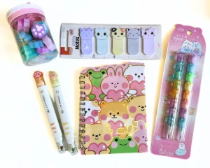 Papelaria Escolar Personalizada — Kit 6 Itens