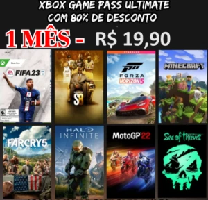 Xbox Game pass ultimate 1 mês - Premium
