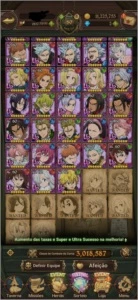 Conta Nanatsu Grand Cross - Outros