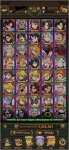 Conta Nanatsu Grand Cross - Outros