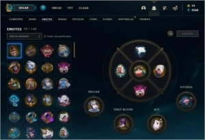 Conta ouro II 350+ skins - League of Legends LOL