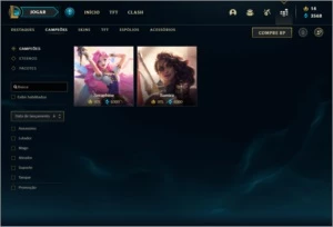 Conta ouro II 350+ skins - League of Legends LOL
