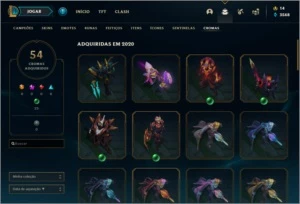 Conta ouro II 350+ skins - League of Legends LOL