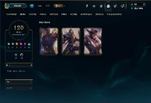 Ouro 2 com TODOS os Champs e 120 Skins +1 Prestigio - League of Legends LOL