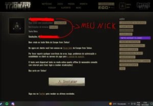 Conta Escape from Tarkov Standard Edition
