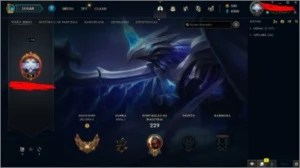 CONTA LOL 46 SKINS, 64 CHAMPIONS, FALTANDO 7 GAMES DA MD10 - League of Legends