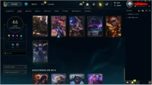 CONTA LOL 46 SKINS, 64 CHAMPIONS, FALTANDO 7 GAMES DA MD10 - League of Legends