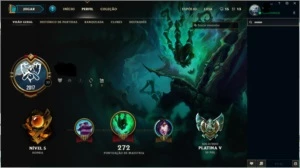 conta league of legends