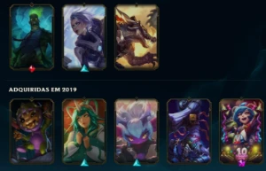 Conta LOL, 30 skins, lvl 166 - League of Legends