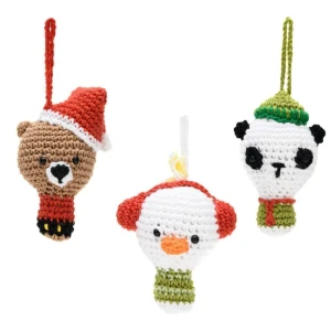 Kit enfeites de Natal em amigurumi - Artesanato e Personalizados