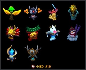 Conta borda platina, riven camp e várias skins! - League of Legends LOL