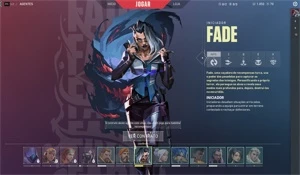 Conta Valorant sem ranque - Skins + 1850 Valorants Points