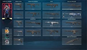 Conta Valorant sem ranque - Skins + 1850 Valorants Points