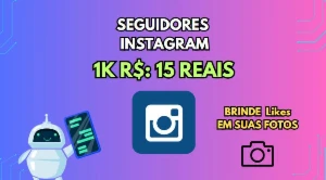 Promoção 1k de seguidores Instagram-melhor serviço digital!