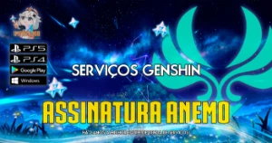 Serviços Genshin - Assinatura Mensal Anemo