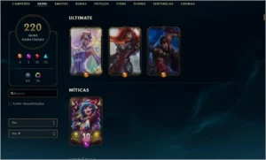 conta de lol - League of Legends