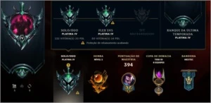 conta de lol - League of Legends
