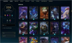 conta de lol - League of Legends
