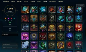 Conta Full Acesso - 150 Campeões - 350 Skins - League of Legends LOL