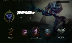 Conta League of Legends - Prata IV. Barata! LOL