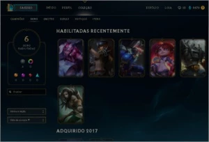Conta League of Legends - Prata IV. Barata! LOL