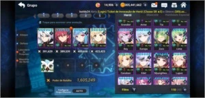 Conta Grand chase Mobile 1600,00 poder - Others