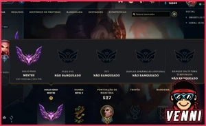 CONTA LEAGUE OF LEGENDS |MESTRE 200 PDL • 185 SKINS LOL